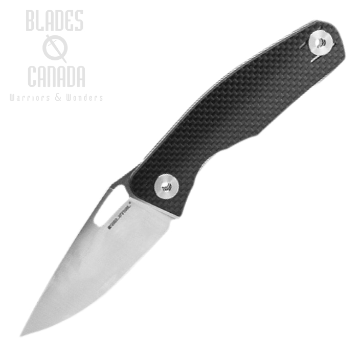 Real Steel Terra Folding Knife, 14C28N Satin, Carbon Fiber, 7454